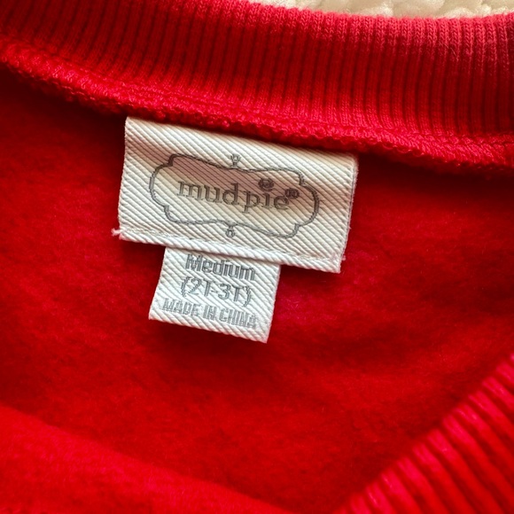 Mud Pie “Oh So Merry” Christmas Holiday Toddler Girl Red Tutu Set Size T2-T3 - Picture 7 of 7